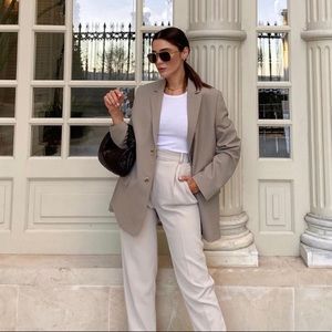 NWT BLOGGER'S FAV ZARA MINK BLAZER